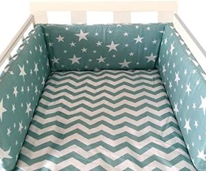 Cubierta De Riel Para Cuna, Parachoques De Una Pieza Para Cuna Alrededor Del Cojín, Almohadas Protectoras Para Cuna, Parachoques Para Cama De Bebé, Juego De Cama Para Cuna De Bebé Para Dormitorio De