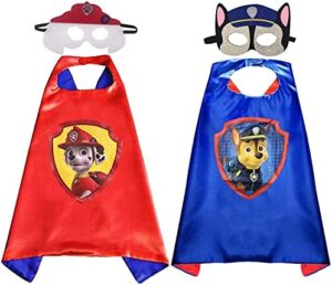 Disfraces de la Patrulla Canina para niños Miotlsy Capas de la Patrulla Canina Máscaras de Fiesta de la Patrulla Canina Perro Cosplay
