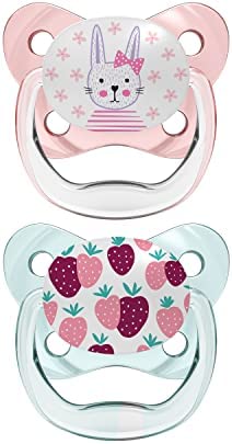 Dr. Brown's Chupete Prevent de silicona T-1 0-6 Meses Rosa 2 Uds