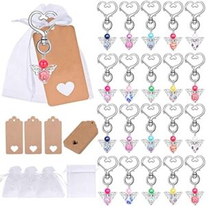 Dzsomt 30 Piezas Angel de la Guarda Boda Bautizo Colgante Detalles Bautizo para Invitados Recuerdos de Bautizo Colgantes de áNgel de la Guarda Regalos de Ángel de Guarda Comunión Confirmación