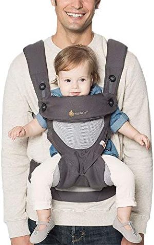 Bebear Portabebés,Bebamour Portabebés de 0 a 36 meses, mochila portabebés  con malla de aire 3D para recién nacidos y niños pequeños(Baby Carrier, 3D  Air Grey) : : Bebé