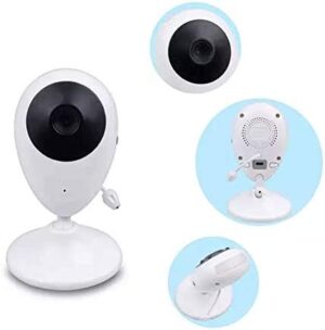 FACAIA Vigilabebes Inalambrico con Camara Pantalla LCD HD De 2.4 Pulgadas con Monitoreo De Temperatura Y Función De Visión Nocturna Señal Digital Distancia De Transmisión De 200M
