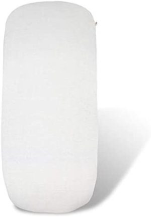Fundas BCN ® - B10L/01 - Sábana Bajera Ajustable Para Capazo o Cuco Bugaboo Cameleon, Bugaboo Fox, Baby Jogger y Uppababy Vista - Color Liso Clean White