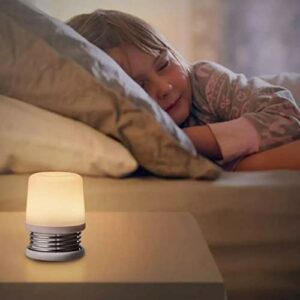 GOYDO Luz Nocturna Infantil, Lampara LED Recargable USB, Lámpara mesita de Noche Control Táctil, luz Nocturna para Lactancia Materna con Brillo Ajustable