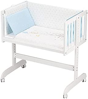 Interbaby Minicuna Colecho Mia Elefante azul, con textil