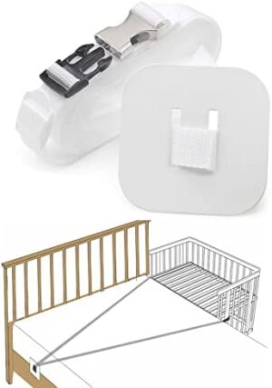 JINYJIA Correa Para Cuna de Bebé, 7M Cinturón para Cuna de Bebé, Fijación para Cama Auxiliar, Correas de Muebles para Cuna, para Acoplar a la Cama de Adultos