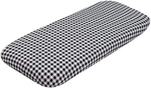 JYOKO KIDS Sábana para capazo de algodón, ajustable con elástico (Vichy)