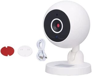 Jiawu Monitor de bebé, HD 1080p WiFi Inteligente con Visión Remota, Monitor de Cámara Inteligente para bebé con Visión Nocturna, Conversación Bidireccional, Detección de Movimiento