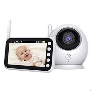 Kavolet Vigilabebés con Cámara Pantalla LCD de 4.3 Pulgadas, Camara Vigilancia Bebe con Visión Nocturna, Camara Bebe con Comunicación Bidireccional y Sensor de Temperatura