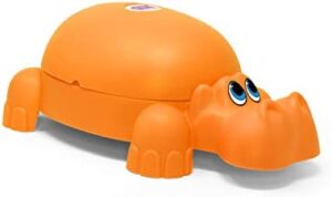 OKBABY Ippopotamo - Orinal Para Bebé Con Asiento Ergonómico, Forma De Animal Hipopótamo -, Naranja