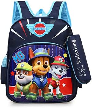 Patrulla Canina Mochilas Escolares Patrulla Canina Mochila Casual Juego de mochila escolar Patrulla Canina Mochila Patrón Cartoon Impresión Mochilas para Niños y Niñas Viajes Escolar Senderismo…