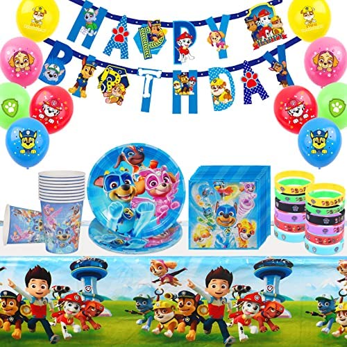 Decoración y accesorios para Cumpleaños de Patrulla Canina✔️ Ideas  originales. Envío en 24h. Tienda Online. . ✓.  Artículos de decoración para Fiestas.