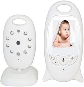 SHANG-JUN Video inalámbrico Infantil Monitor de bebé Neverbors Digital Baby Sleep Monitor Audio Night Vision Tempere Baby Sleeping Monitor para bebé