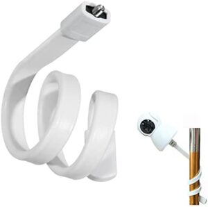 Soporte Monitor de Bebé, Soporte Camara Bebe, Montaje de Vigilabebes, Soporte Vigilabebes, Apto para Sin Perforación para Todas Las Demás Cámaras con 1/4 Tornillo, (Blanco)