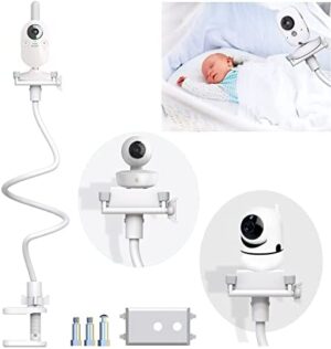 Soporte para Cámara de Vigilabebes Soporte Universal con Palo Flexible para Fijar la Cámara de bebé,soporte de cámara flexible para la habitación de los niños, compatible con la mayoría de vigilabebés