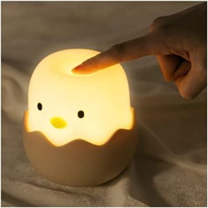 UNEEDE Luz nocturna infantil Regulable, Luz bebe nocturna de Silicona Recargable por USB, Bonitas Luces de Animales para Habitaciones de Niños, Regalos Infantiles, Decoración de Dormitorios