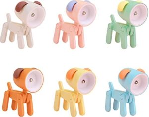 USMEI Luz Nocturna Infantil, Linda Mini LED Lámpara Nocturna de Niños, Creativa Lámpara de Mesa Plegable de Dibujos Animados,Regalo para Niños y Bebés Cumpleaños, Día de los Reyes Navidad