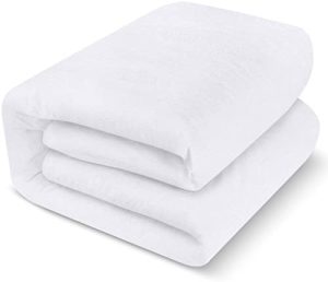 Utopia Bedding Impermeable Protector De Colchón 60 x 120 x 15 cm, Premium Funda De Colchón De Rizo 200 gsm, Transpirable, Elástico En Todo El Contorno