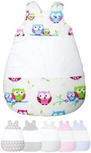 Vizaro - Saco de Dormir Bebé Recién Nacido (0-4 Meses) 100g - 2,5Tog - Invierno, Entretiempo - 100% Algodón - Hecho UE, OekoTex