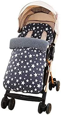 Wood.L Saco De Invierno Dormir Térmico para Carrito Cochecitos Silla De Bebé Universal Abrigo Polar, Cubrepiernas para Bebé