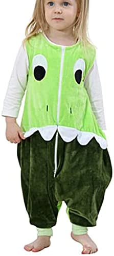 Yutdeng Saco de Dormir para Niños con Pies Bebé Pijamas de Una Pieza sin Mangas Ropa para Dormir Suave Polar Niña Saco de Dormir con Cremallera Invierno Cozy Las Temporadas 1-7 Años