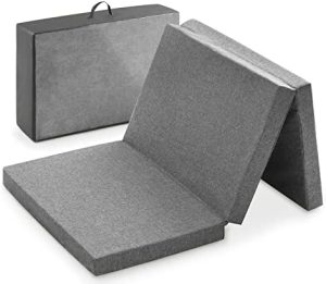 hauck Colchón de Cuna de Viaje Plegable 120x60 cm, Colchoneta Espuma, 6 cm de Grosor, Plegable, Colchón Parque Cuna, Bolsa de Transporte Incluida