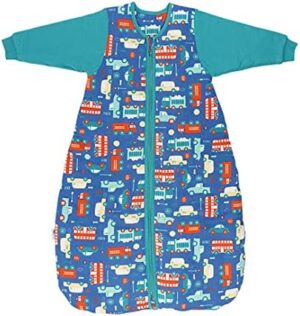 schlummersack Saco de dormir para bebé de invierno de 70 cm de coche | Saco de dormir con mangas 3,5 tog, saco de dormir de invierno para bebé de algodón