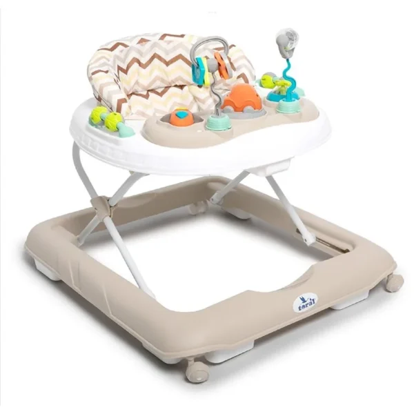 Andador para bebé Mundibebe: seguro, regulable y con juegos interactivos y sonajero