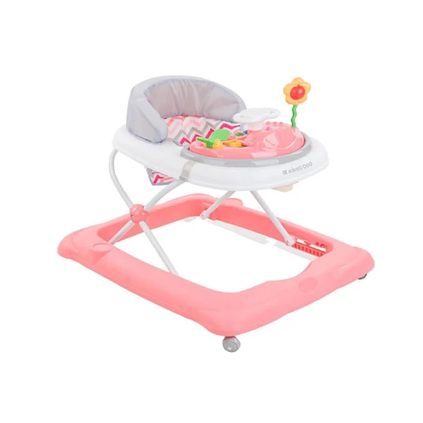 Andador para bebé Kikkaboo Misty plegable, seguro y con panel musical interactivo